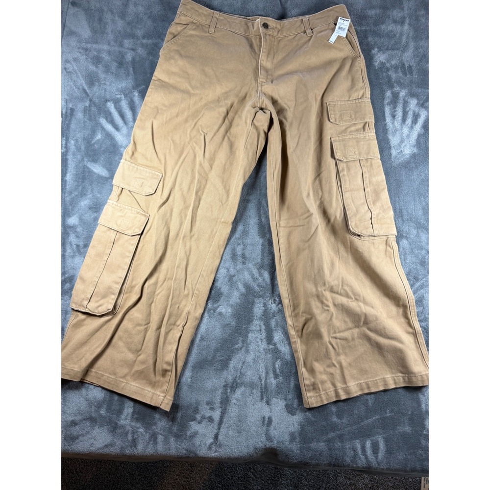 TILLYS RSQ Cargo Pants Lightweight Twill Tan Womens Size 31